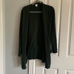 Green cardigan